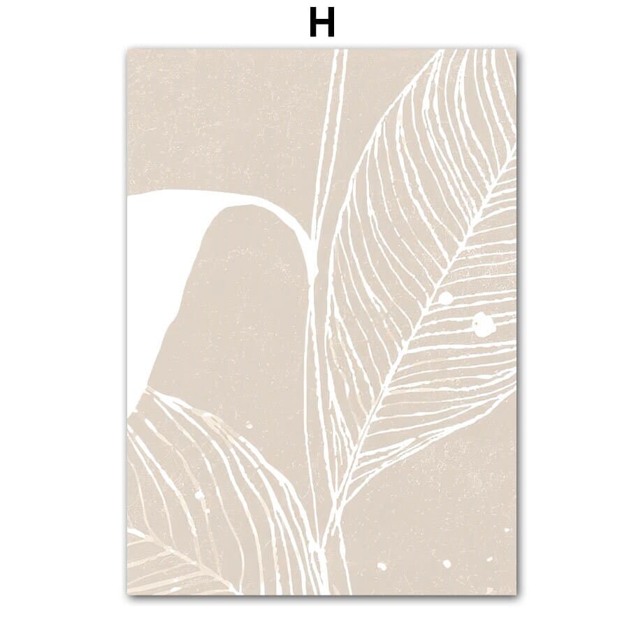 Poster Boho Abstrakt Pflanzen · Bilder Wohnzimmer | Wandbilder Schlafzimmer | Deko Print ohne Rahmen | Bilder Kunstdruck-8