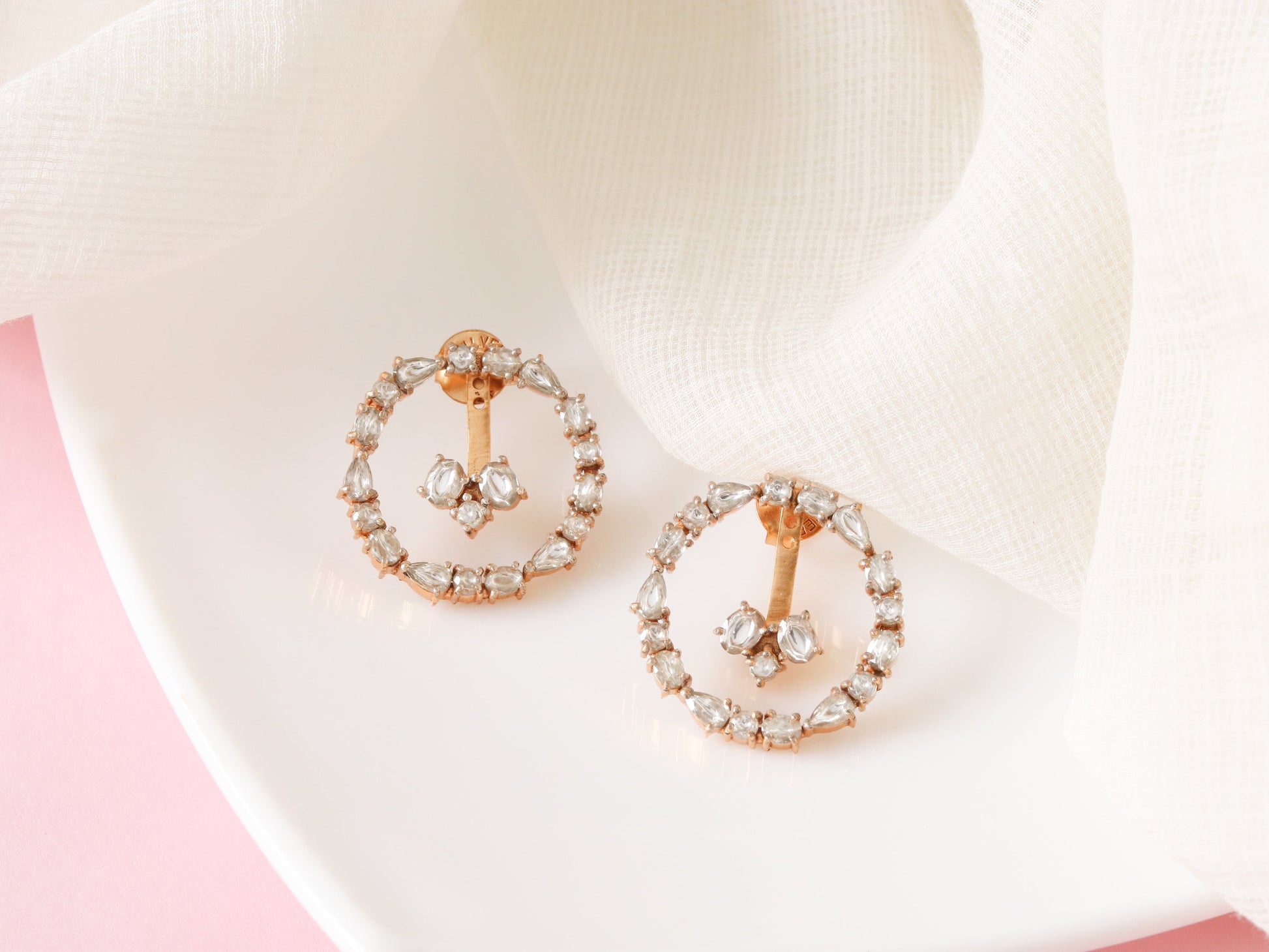 Elegant  Moissanite Earrings-3