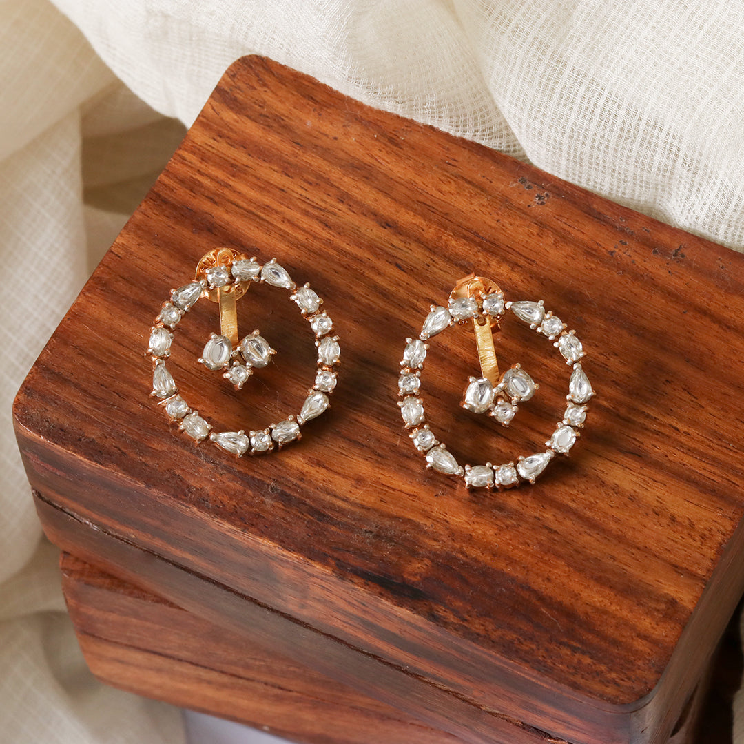 Elegant  Moissanite Earrings-1