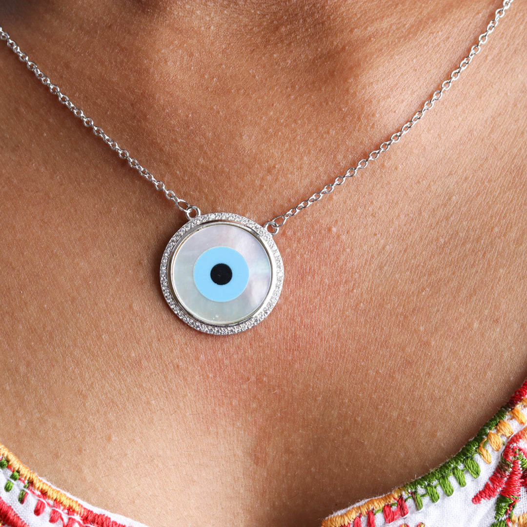 Evil Eye Nazarbattu Neckpiece-3