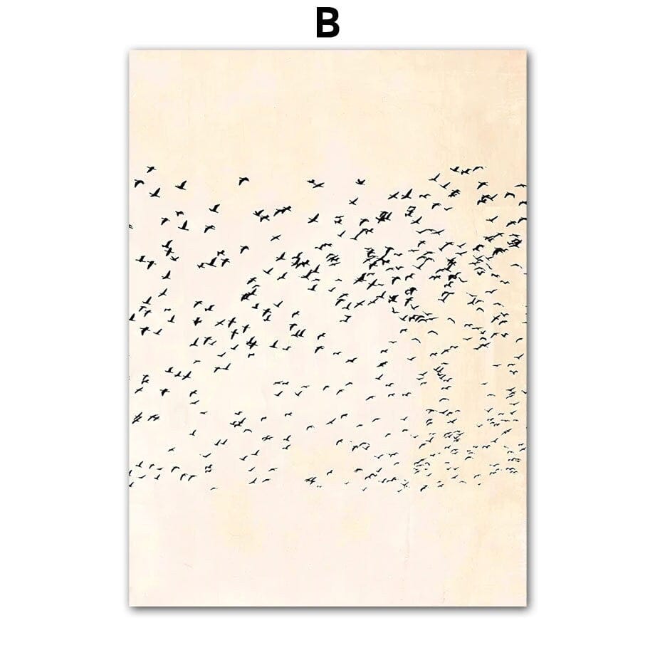 Poster Boho Abstrakt Pflanzen · Bilder Wohnzimmer | Wandbilder Schlafzimmer | Deko Print ohne Rahmen | Bilder  Kunstdruck-2