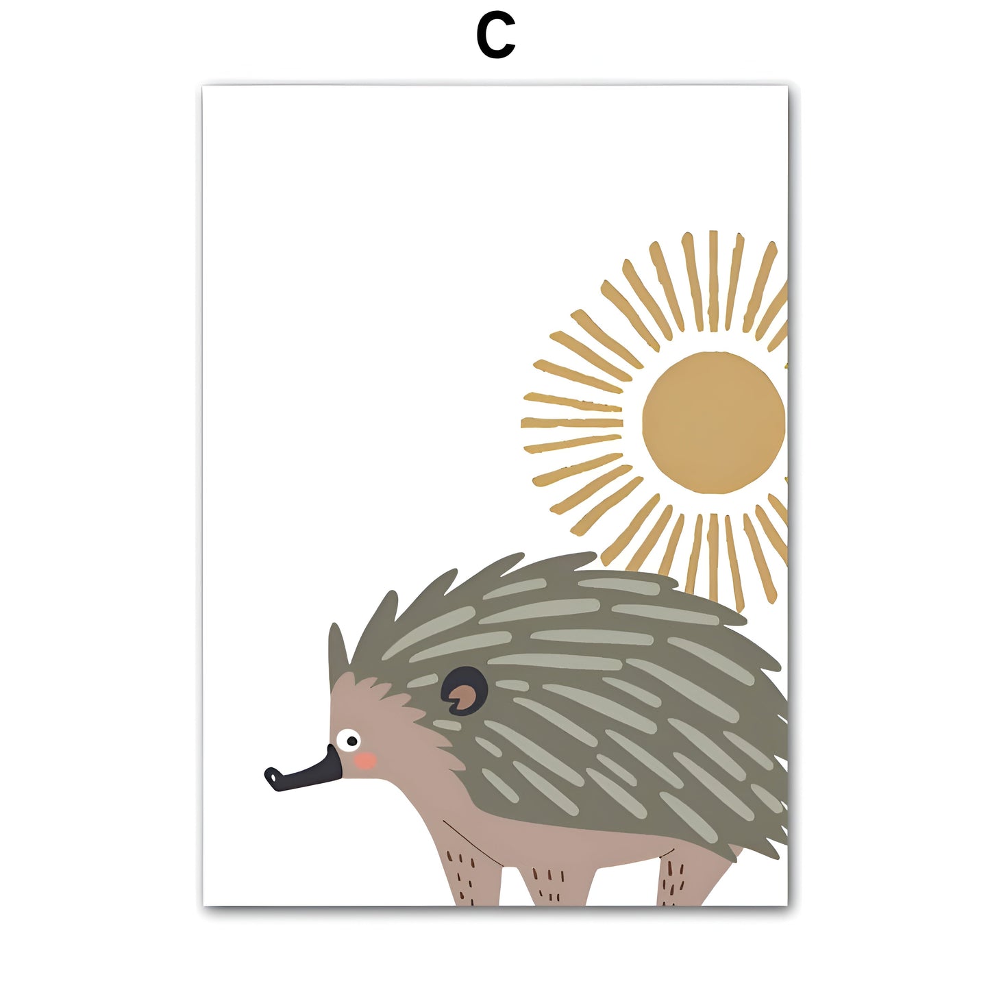 Poster Kinderzimmer Tiere Australien Kangaroo Koala Bär · Kinderzimmer Bilder · Wand Deko · Kunst Druck · Deko Print · ohne Rahmen-4